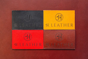 Engraving samples on our leathers