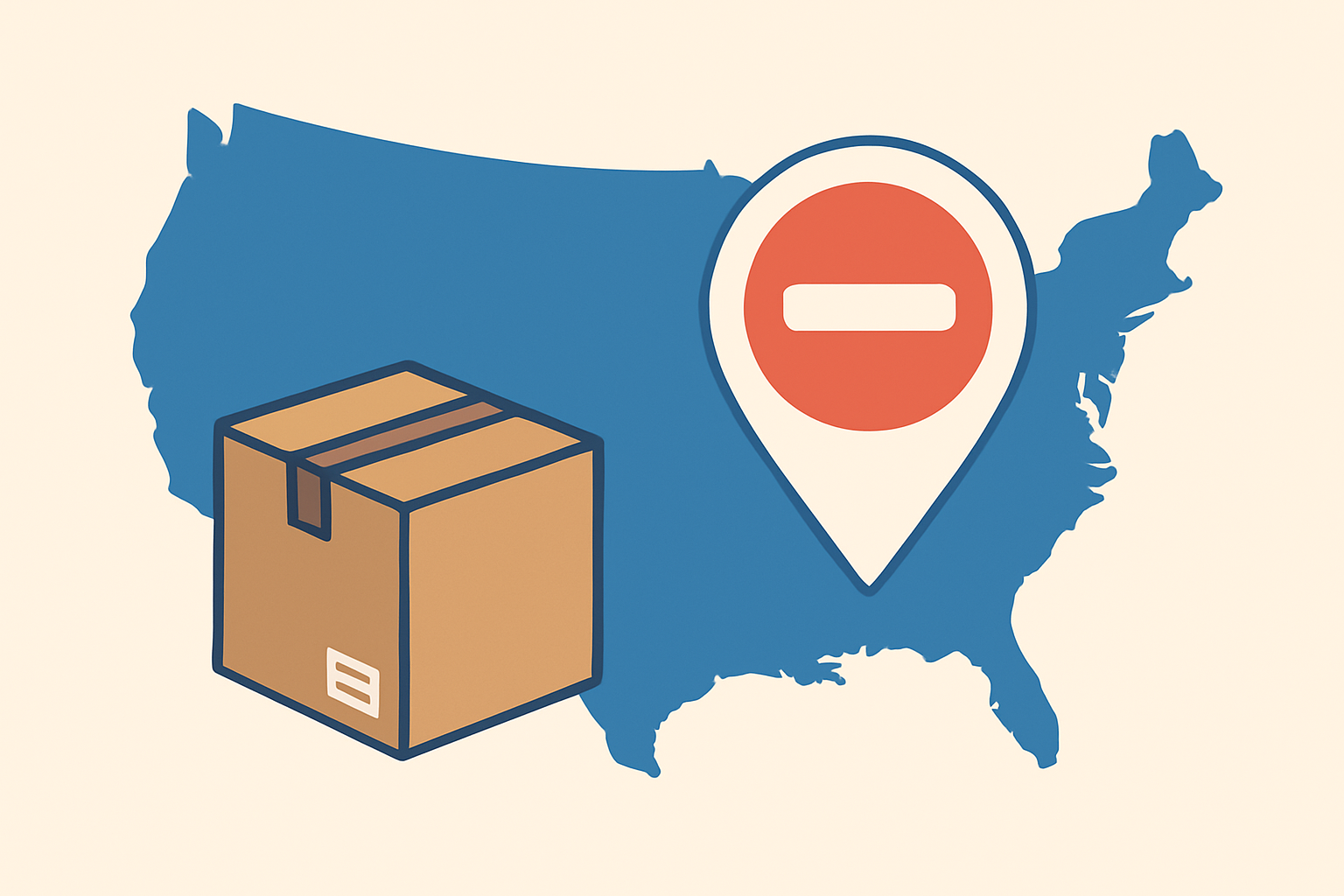 suspended usa postage image