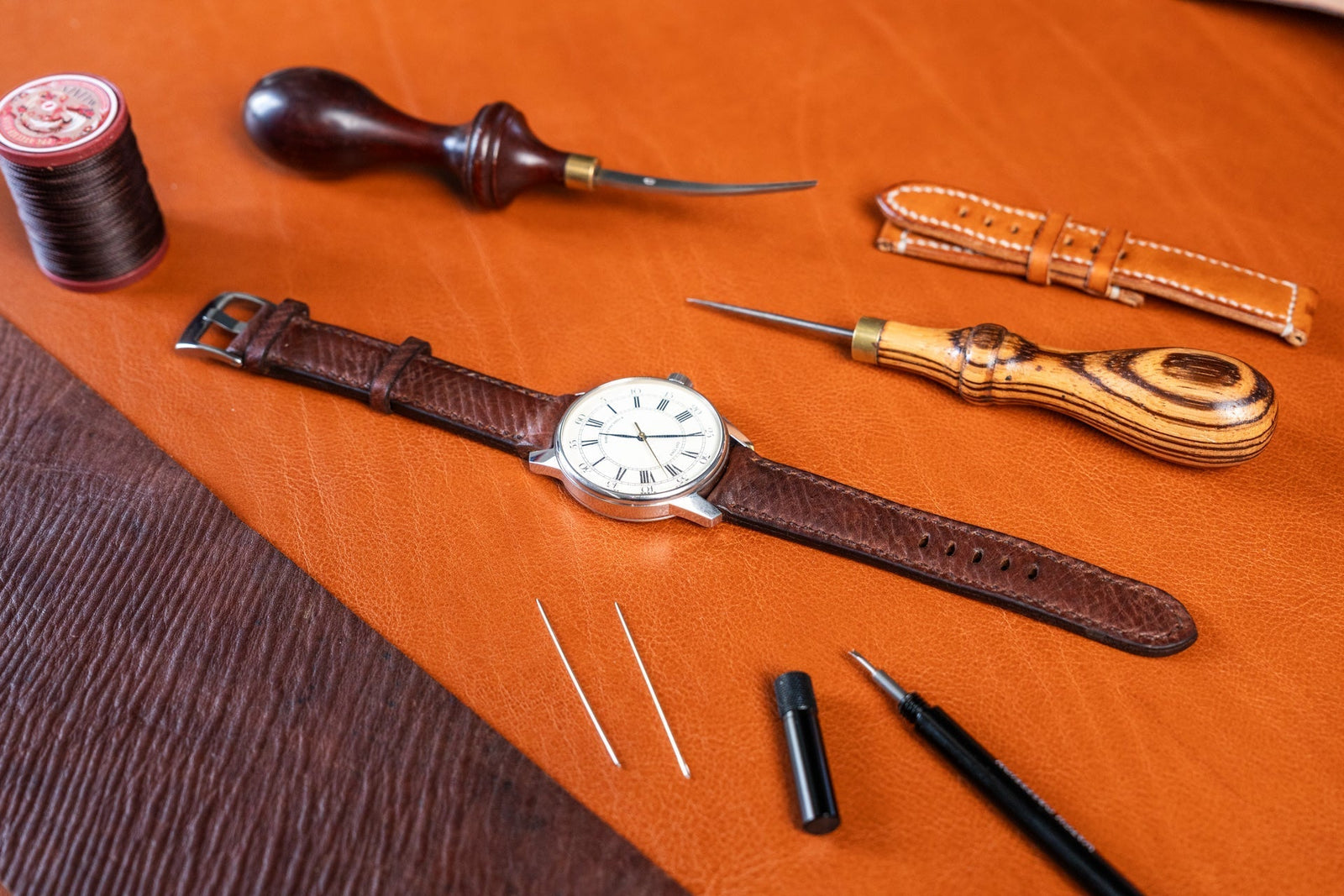 Custom handmade watch strap