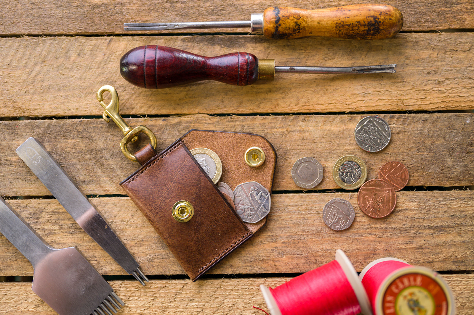 Make your own // Coin Purse Keychain // 2 pack PDF patterns