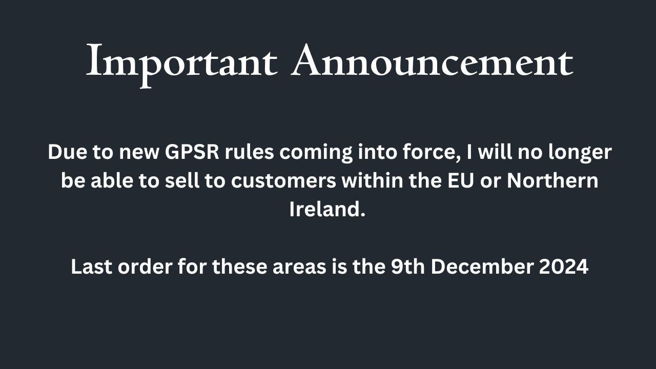 Important Announcement for Our EU and Northern Ireland Customers