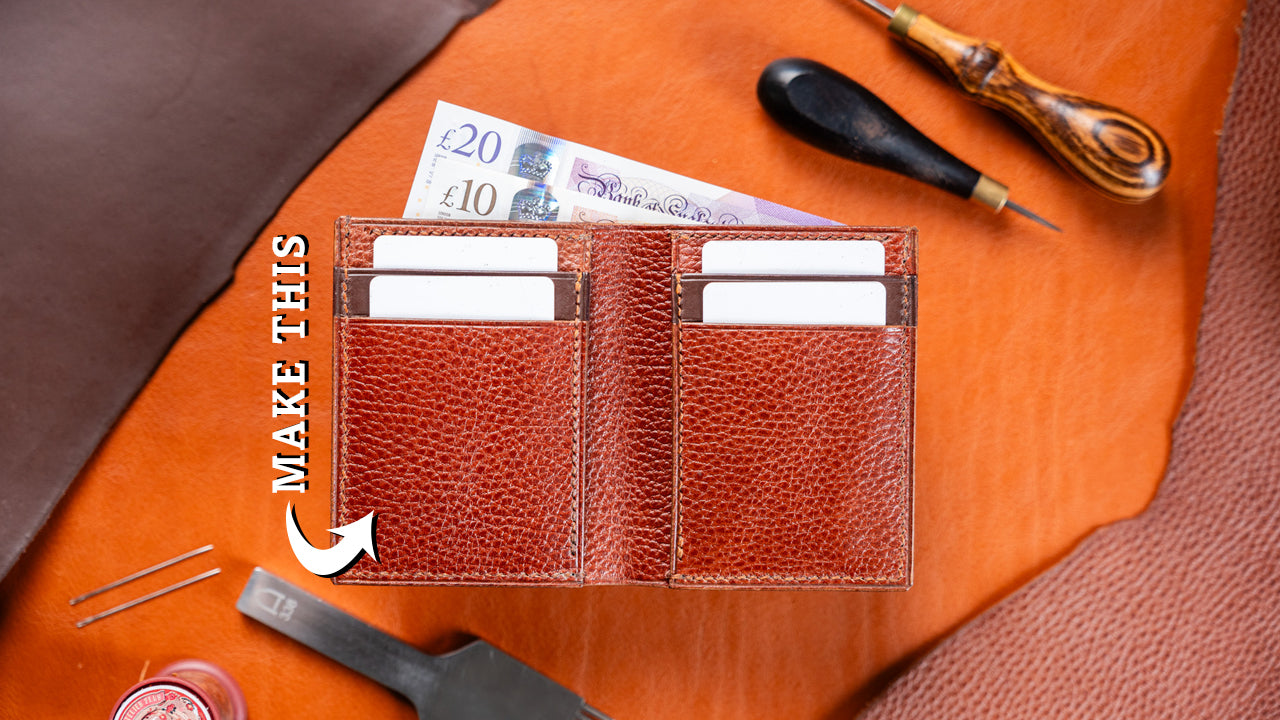 Make your own Vertical Bifold Wallet // PDF + Acrylic + DIY kit options!