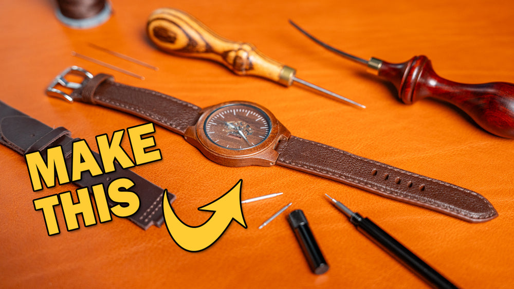Make A Leather Watch Strap J.H. Leather