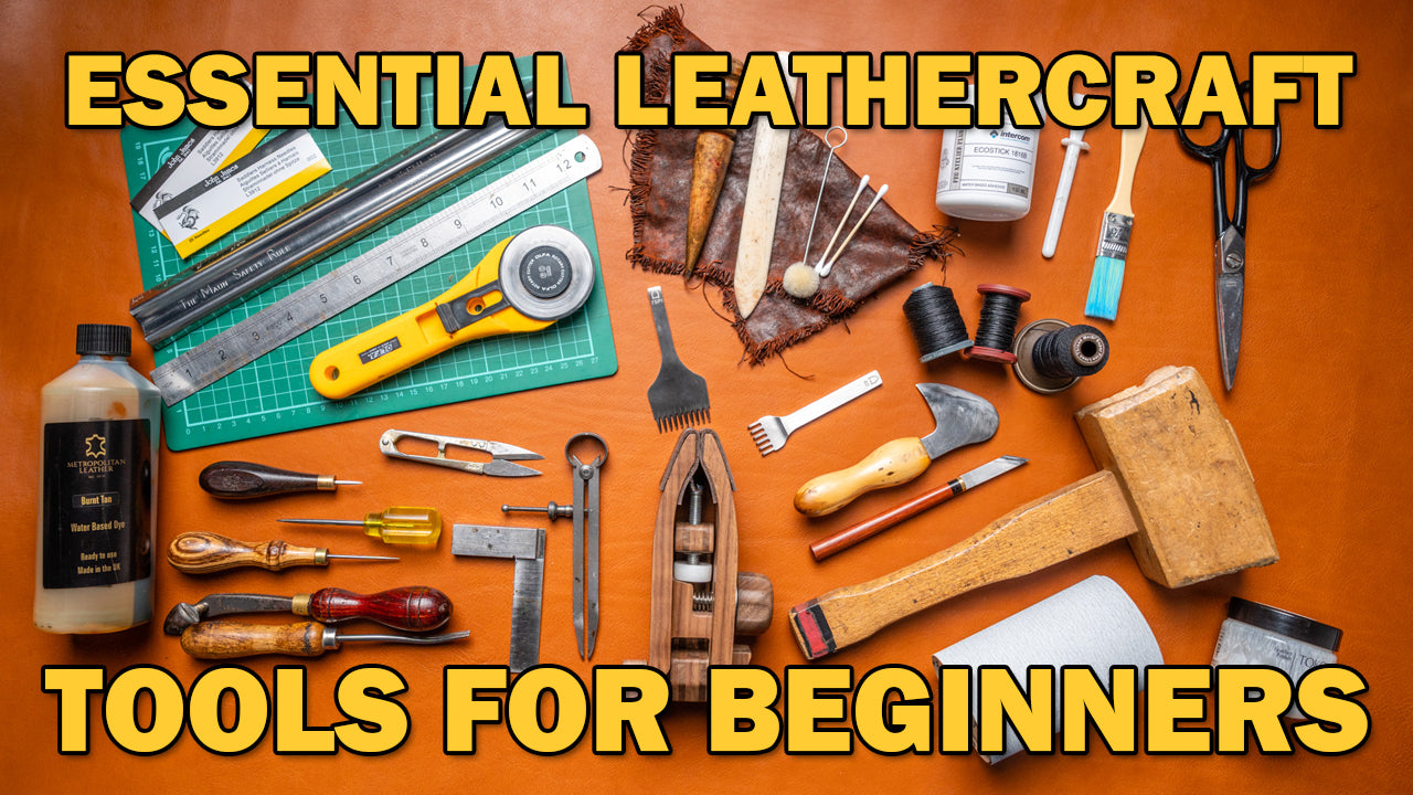 Essential Leathercraft Tools for Beginners. J.H. Leather