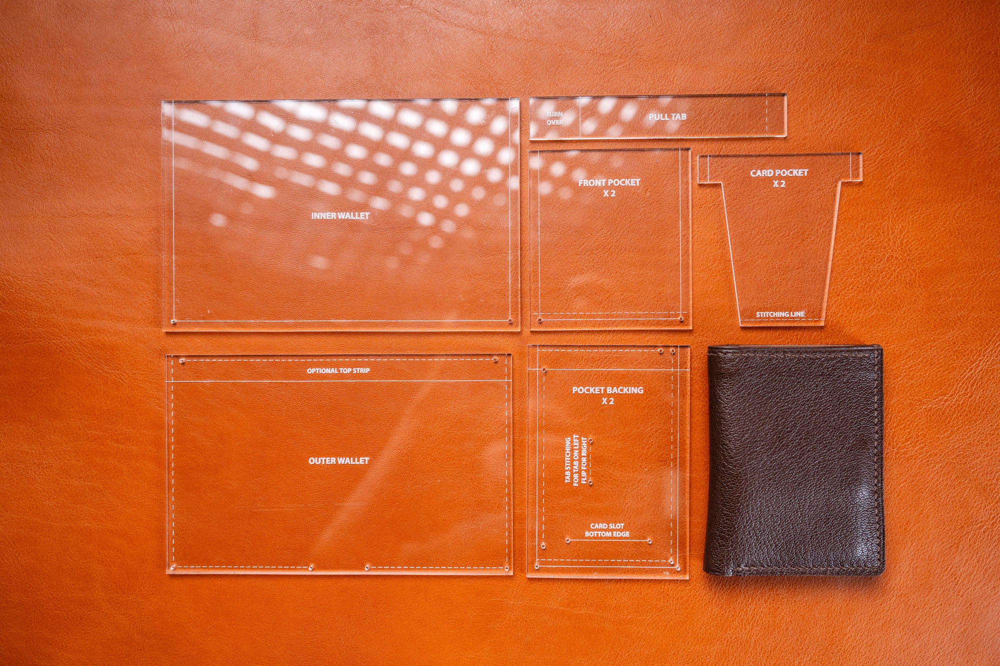 Acrylic Templates - J.H. Leather
