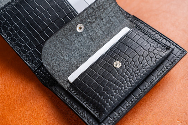【新品】PACKING LEATHER COMPACT WALLET Handmade Biker Wallet - J.H. Leather