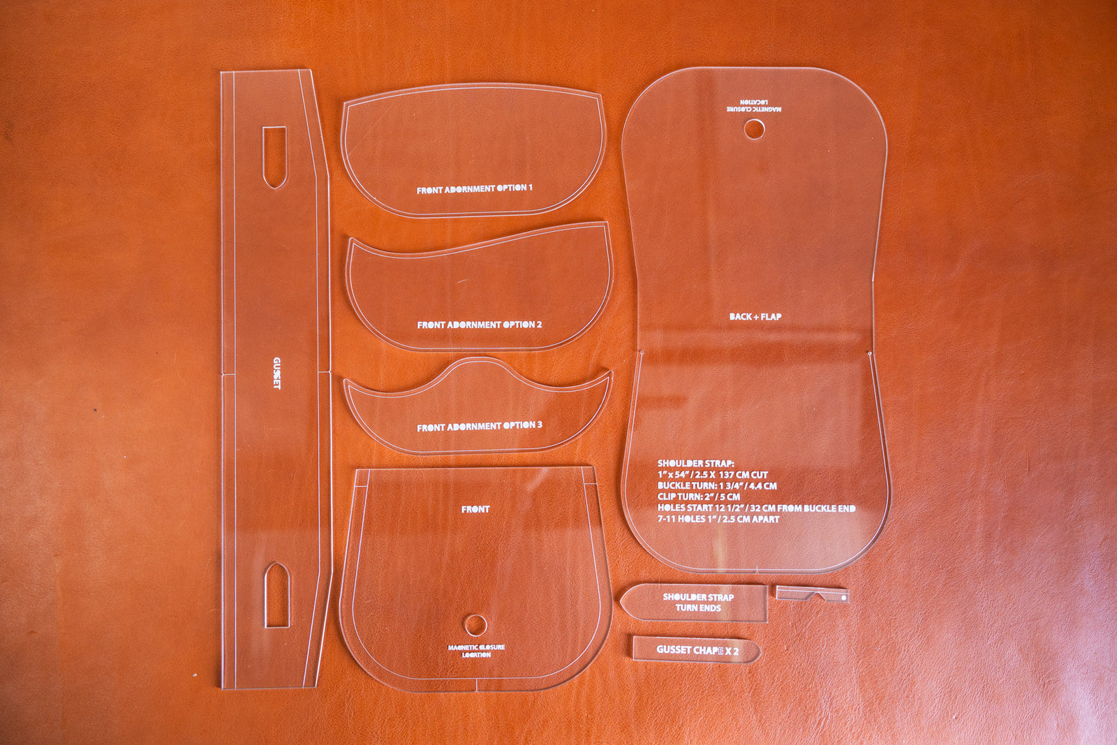 Shoulder Bag 2 - Acrylic Template