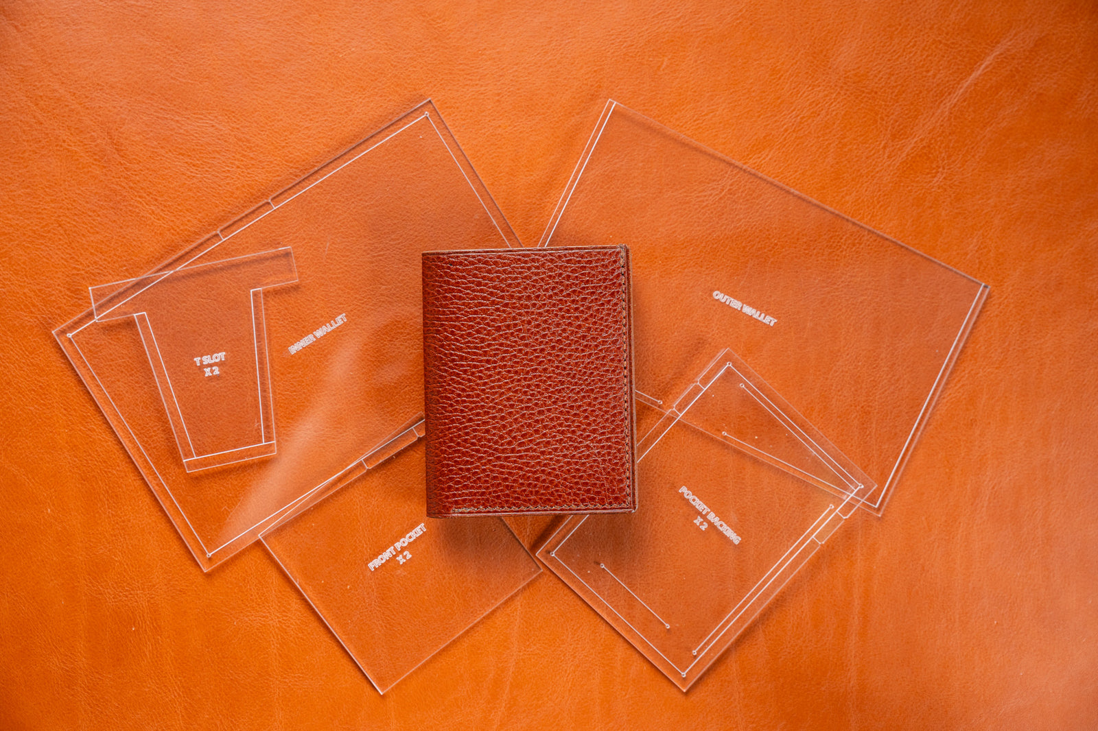 Vertical Bifold Wallet V2 - Acrylic Template