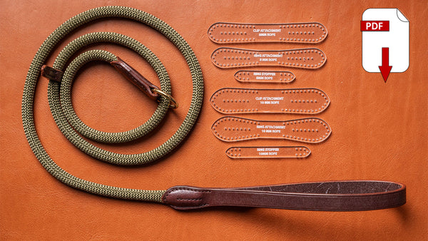 Leather Lead Ropes Rope and Leather Leads PDF Pattern Pack - J.H. Leather