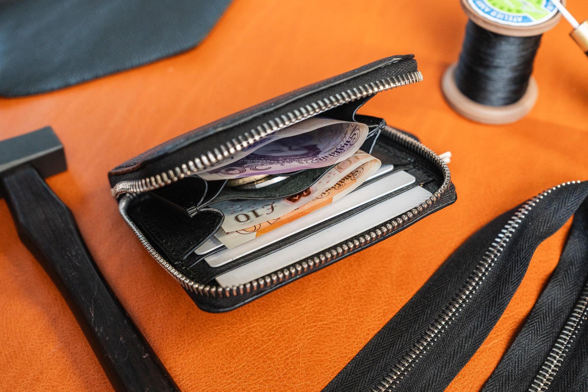 Zip Wallet Pattern Zipped Wallet PDF Pattern Pack - J.H. Leather