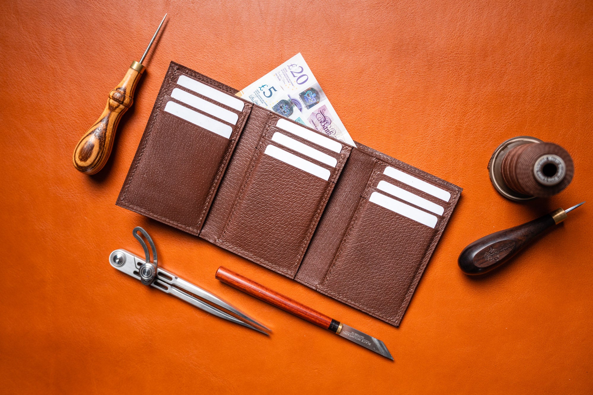 Folding Card Wallet Pattern Pack - J.H. Leather