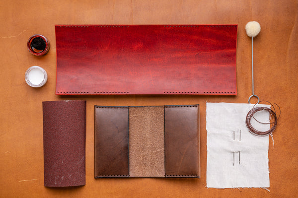 Premium DIY Leathercraft Kit - Folding card hodler