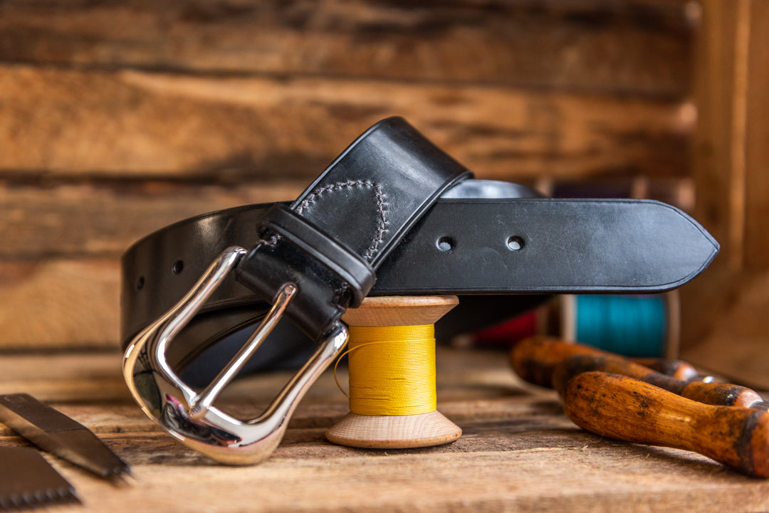 English Bridle Leather Handmade Belt