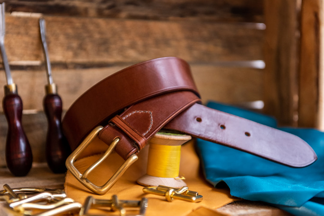 West End English Bridle Leather Handmade Belt