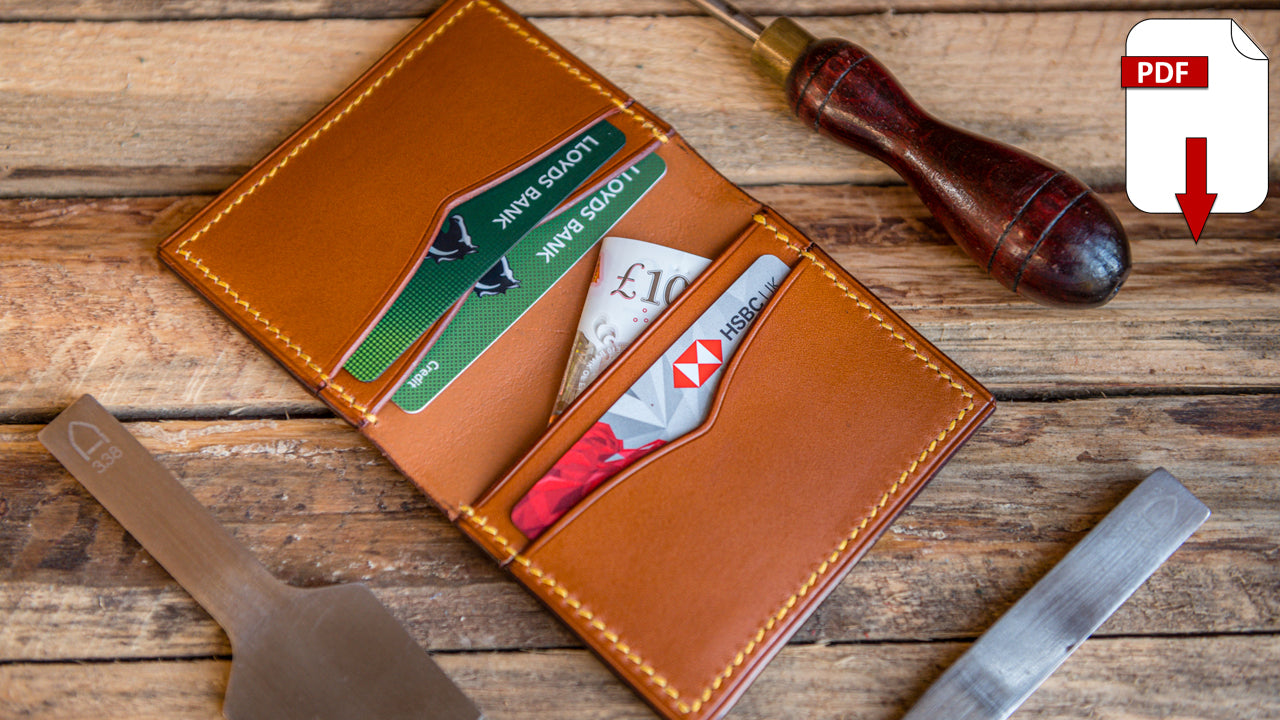 folding card wallet pattern pack