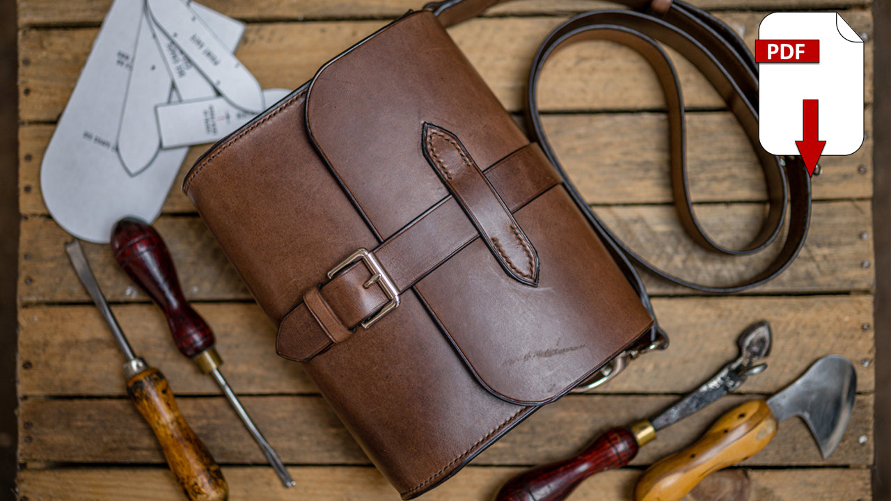 Leather cross body bag pattern online